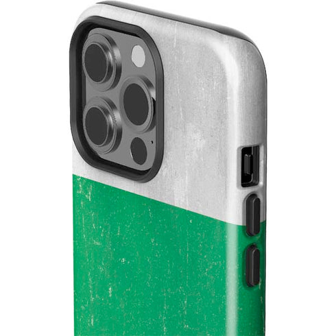 Bulgarian Flag Distressed iPhone 14 Pro Impact Case